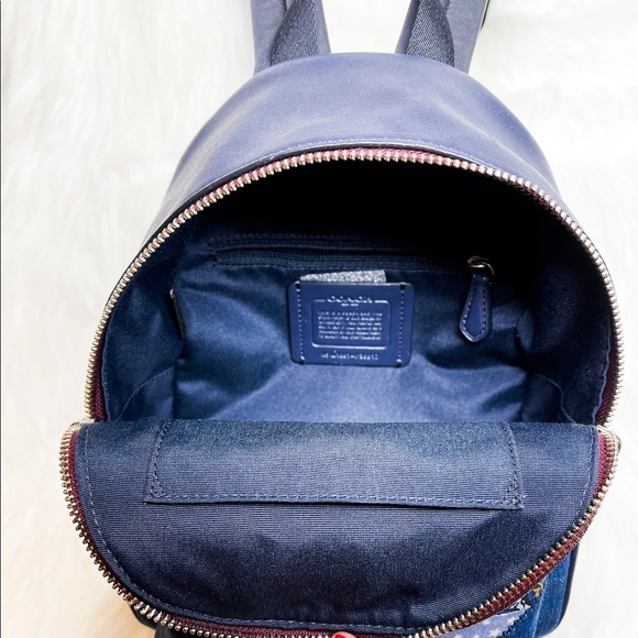 Coach - Mini Backpack in Denim - Picture 4 of 4